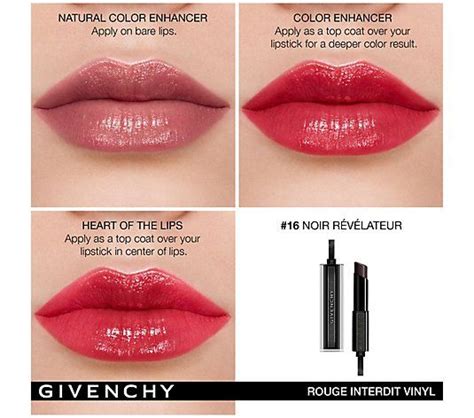 givenchy two tone lipstick review|givenchy interdit black magic lipstick.